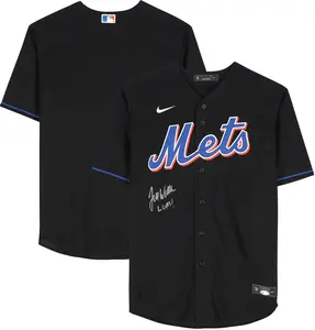 Jett Williams New York Mets Autographed Black Nike Replica Jersey - Signed on Front - Fanatics Authentic Certified