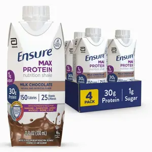 Ensure Max Protein Shake, 30g Protein, Milk Chocolate, 11 fl oz, 4 Pack