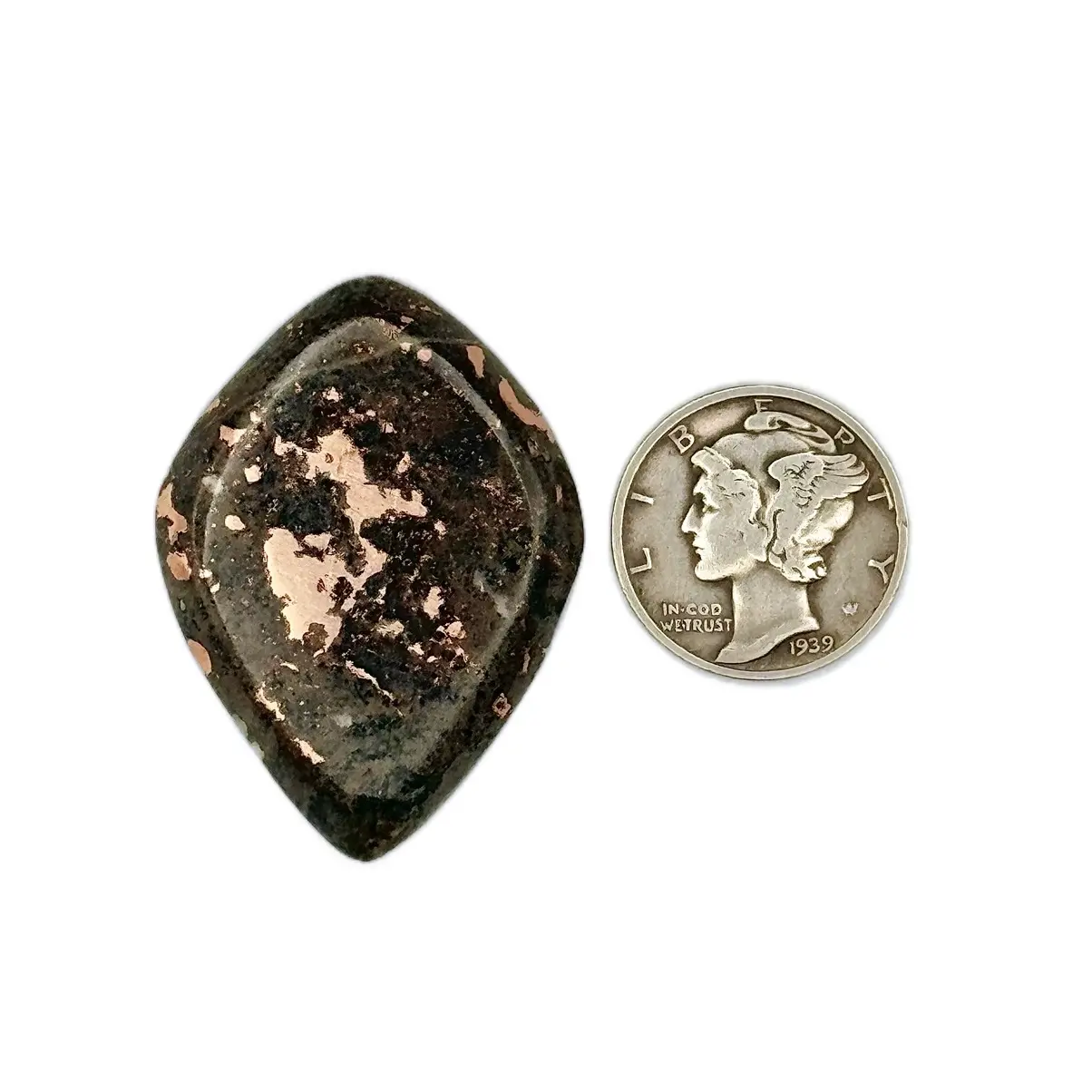 Michigan native copper cabochon by Bits & Pieces Silver & Stone for metalsmiths, wire wrappers and stone lovers