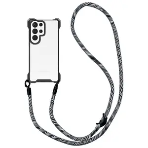 Crossbody Lanyard Case For Samsung S24 S23 S25 FE S26 S22 Ultra Plus A17 A14 A34 A54 A15 A35 A55 A16 A26 A36 A56 5G Phone Case With Strap Lens Protection Shockproof Cover