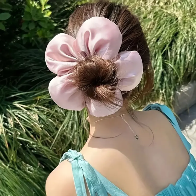 Women Elegant Hair Scrunchies, Hair Ties, Elastic Hair Accessory, Elastic Hair Ties Ponytail Holders, Fashionable Hair Accessories, 1pc/2pcs/4pcs, Suitable for Ponytail Hairstyle, Daily Use, Face Washing, Dating, Dinner, Photo Shoots, Gift for Friends