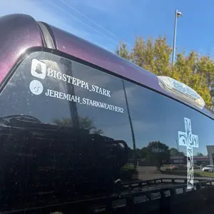 Custom social media decals