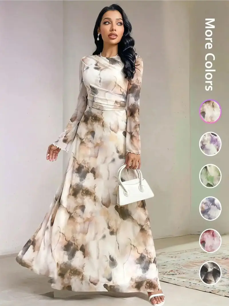 floral halter dress Zapaka Women Green Casual Dress Halter Flower Print Backless Summer Dress, Green / L