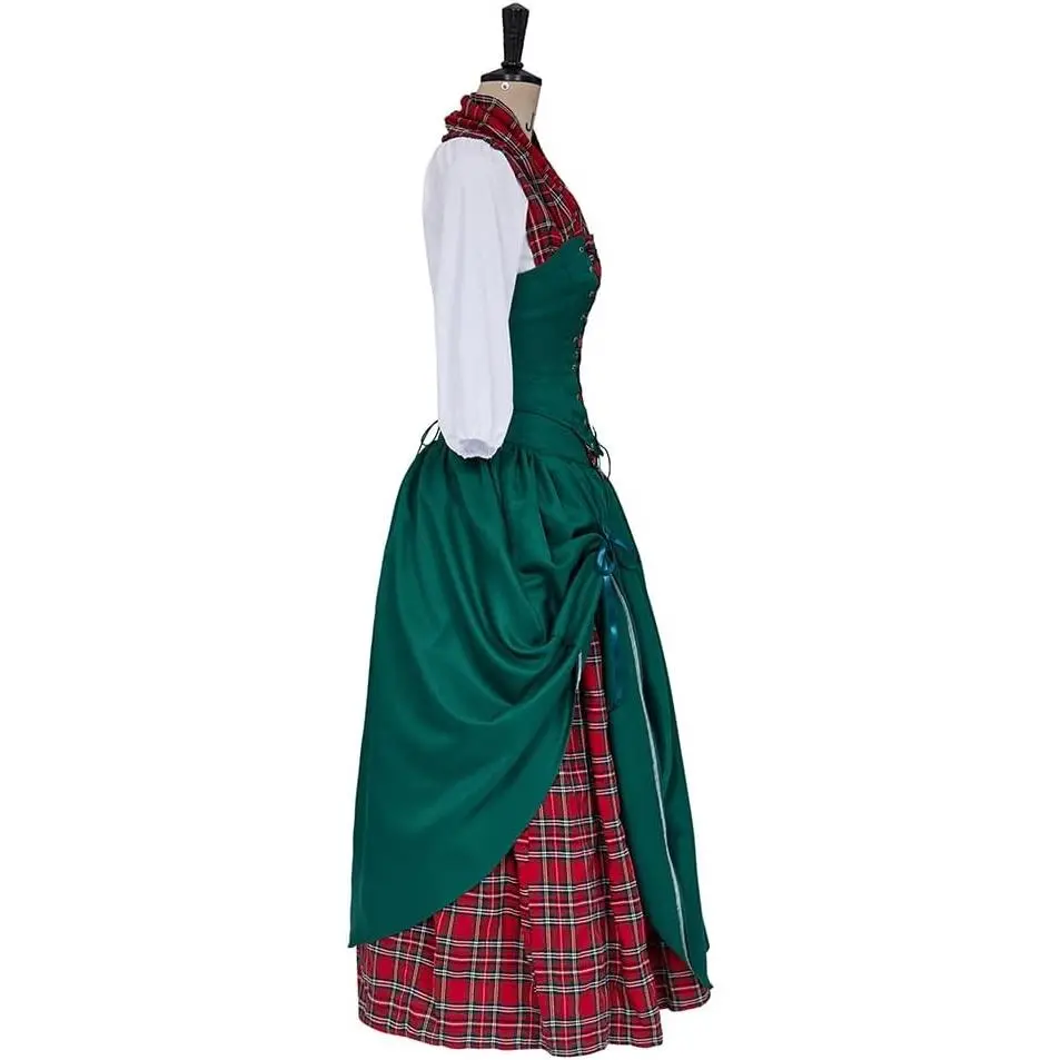 white christmas dresses Christmas Caroler Costume main image 1