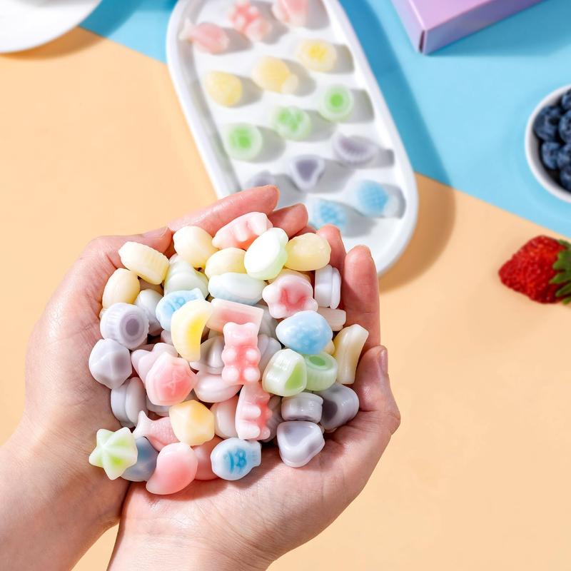 Halfoma Wax Bottle Chewable Candy, with Various Fruit-flavored Syrups in the Middle, Boxed, 58g, 32 Candies