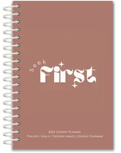 Seek First Spiral Planner Soft Cover
