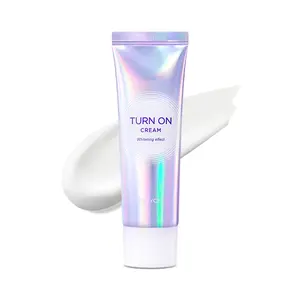 DEWYCEL TURN-ON CREAM with Elastomer gel and Niacinamide | Tone Up Cream, Makeup Base, Primer with Hydration and Skin Protection | Natual No-Makeup Look | 1.7 fl oz / 50 ml