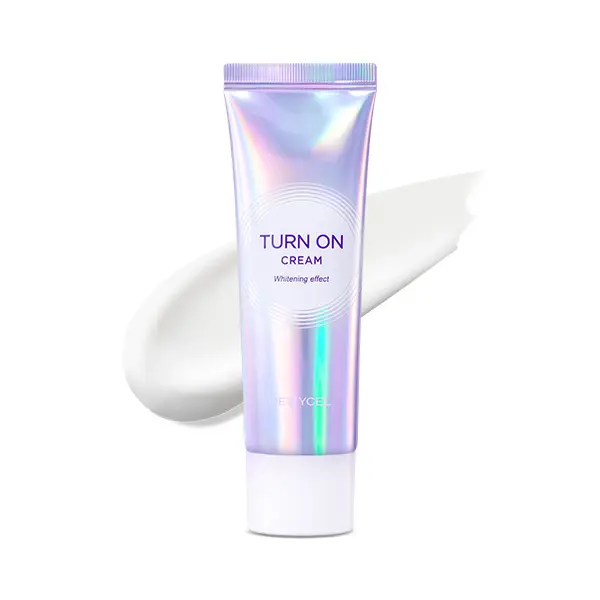 DEWYCEL TURN-ON CREAM with Elastomer gel and Niacinamide | Tone Up Cream, Makeup Base, Primer with Hydration and Skin Protection | Natual No-Makeup Look | 1.7 fl oz / 50 ml