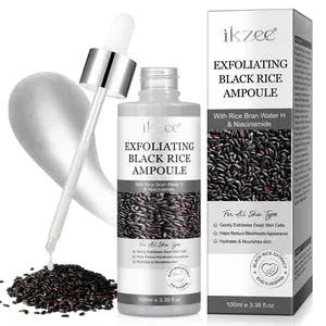 ikzee EXFOLIATING AMPOULE Serum, Exfoliant Ampoule, Facial and body exfoliation treatment, with a gentle formula, providing deep care. It removes dead skin cells, making rough skin smooth and clear glowing skin. Suitable for all skin types.