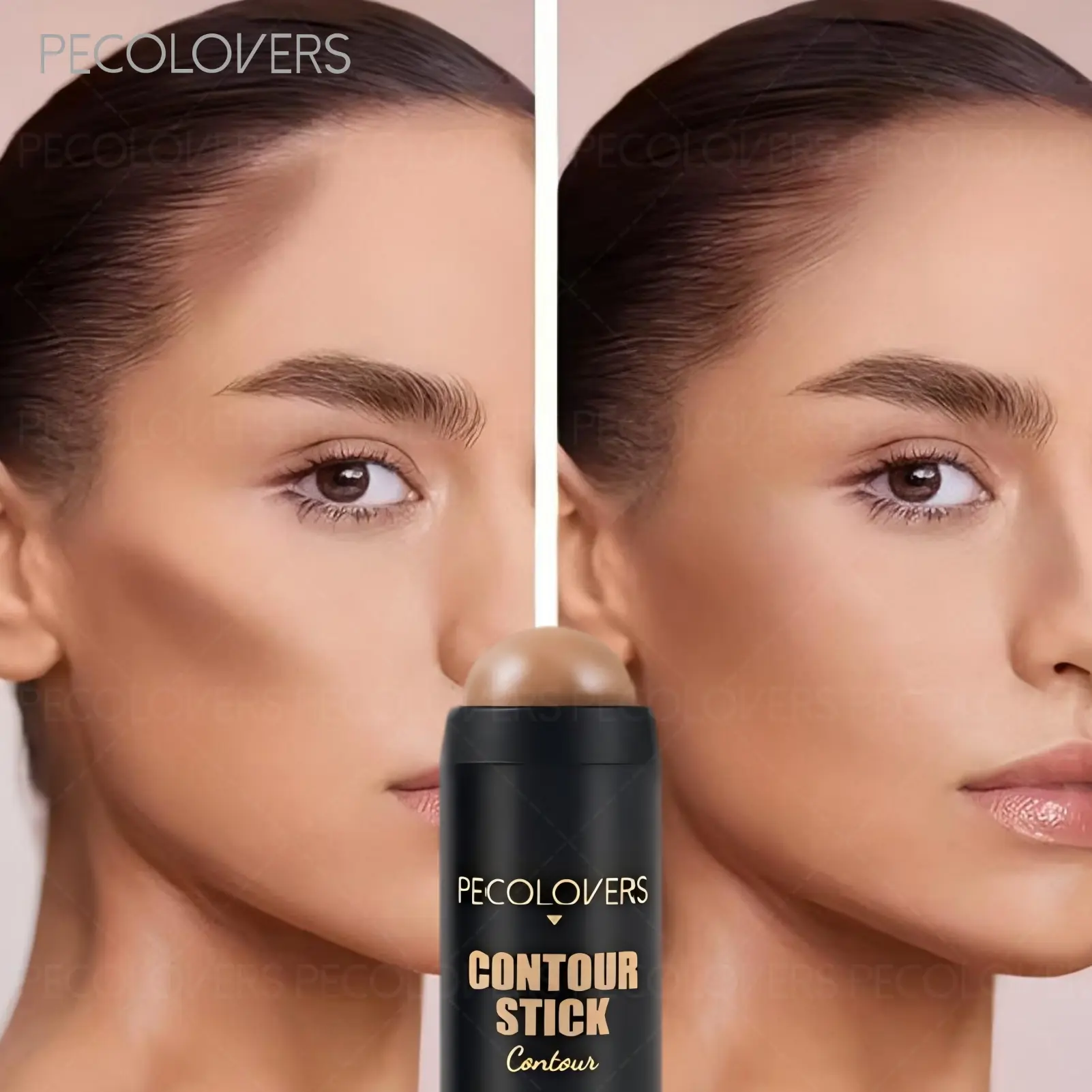 1PC Smooth Contour Stick - Blendable Face Shaping, Long-Lasting For Daily Makeup, Light And Medium, Face Cosmetic, Contouring Sticks