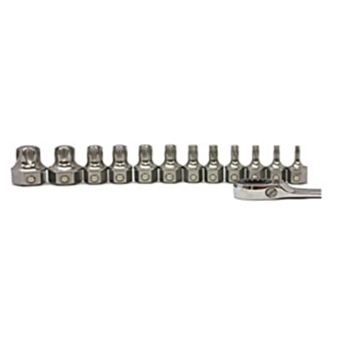 E-Z Red EZR-T1000 Torx Bit Set, Tool Set, T50, 12 Pieces, 10Mm, 12Mm, Or 17Mm