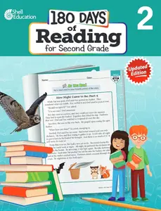 180 Days™: Reading for 2nd Grade 2nd Edition Practice Workbook for Classroom and Home, Cool and Fun Practice Created by Teachers