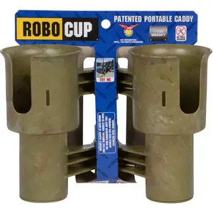 RoboCup Camo Clamp-On Cup Holder
