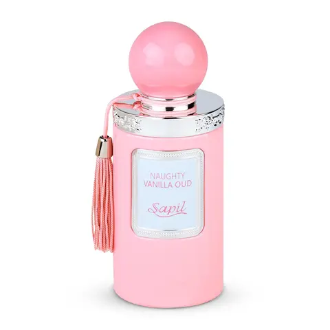 Sapil Naughty Vanilla Oud Eau De Parfum for Women – Long-Lasting Sweet Vanilla & Caramel Perfume with Musk, Amber & Oud – Luxury Arabic Gourmand Fragrance – 3.38 oz