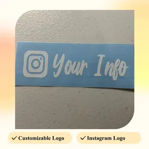 4" instagram logo with your user name, just inbox me with your info.