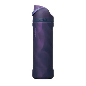 Owala FreeSip Arctic Storm 24oz 32oz Insulated Stainless Steel Water Bottle, Shimmer Purple Color Shift Travel Tumbler, BPA Free Sports Bottle for Gym, School & Travel