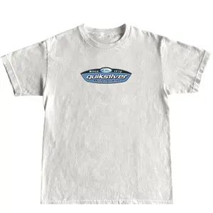 Youth & Adult Retro 90s Quiksilver performance skateboarding crew neck T-shirt, retro 90s Quiksilver surfing T-shirt, unisex crew neck