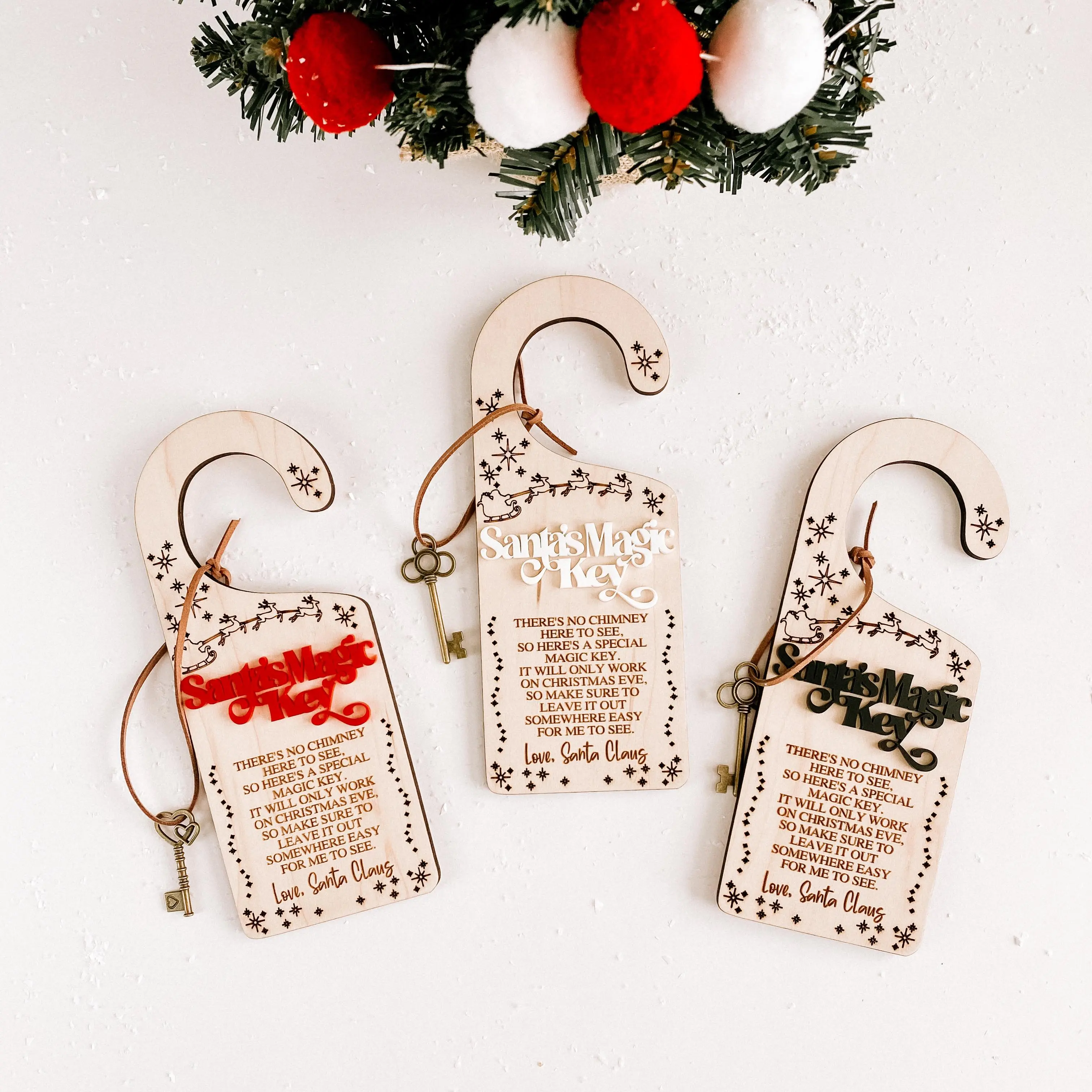 Santa's Magic Key | Personalized Christmas Eve Keepsake for Kids