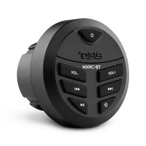 DS18 MXRC-BT Marine & Powersports Waterproof Bluetooth Audio Receiver with Controls USB Streaming for Easy Volume Song Selection and Mountable Design