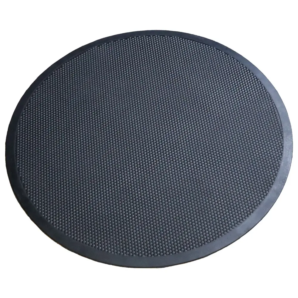 Rubber-Cal Rubber "BBQ Under Grill Mat" - 5mm - 32" Diameter Round