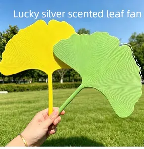 Lucky Ginkgo Leaf Fan – Summer Cooling, Creative Minimalist Leaf Design, Durable and Stylish Handheld Fan