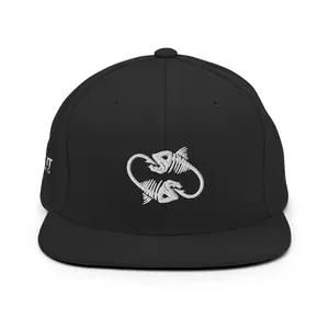Classic Black and White Snapback Hat | Independence Collection