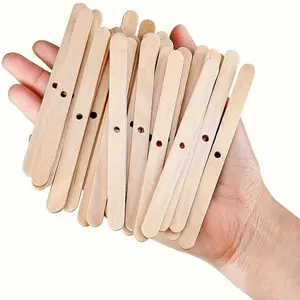 Wooden Wax Core Holder, 20pcs/set Soy Wax Wicks Centering Device for Candle Aromatherapy Making, DIY Candle Wicks Making Tools