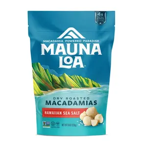 Mauna Loa Premium Hawaiian Roasted Macadamia Nuts, Sea Salt Flavor, 8 Oz