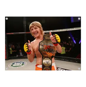 Paddy Pimblett Flag UFC Inspired Fight Night Wall Flag Combat Sports Banner for Bedroom Octagon Gym Decor Gift for MMA Fans