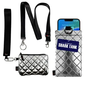 Everyday Carry Bundle Apollo II Thermal Capsule & Floating Wristlet Capsule for Women Hands-Free Crossbody Strap Travel Workout Essential Adjustable Strap