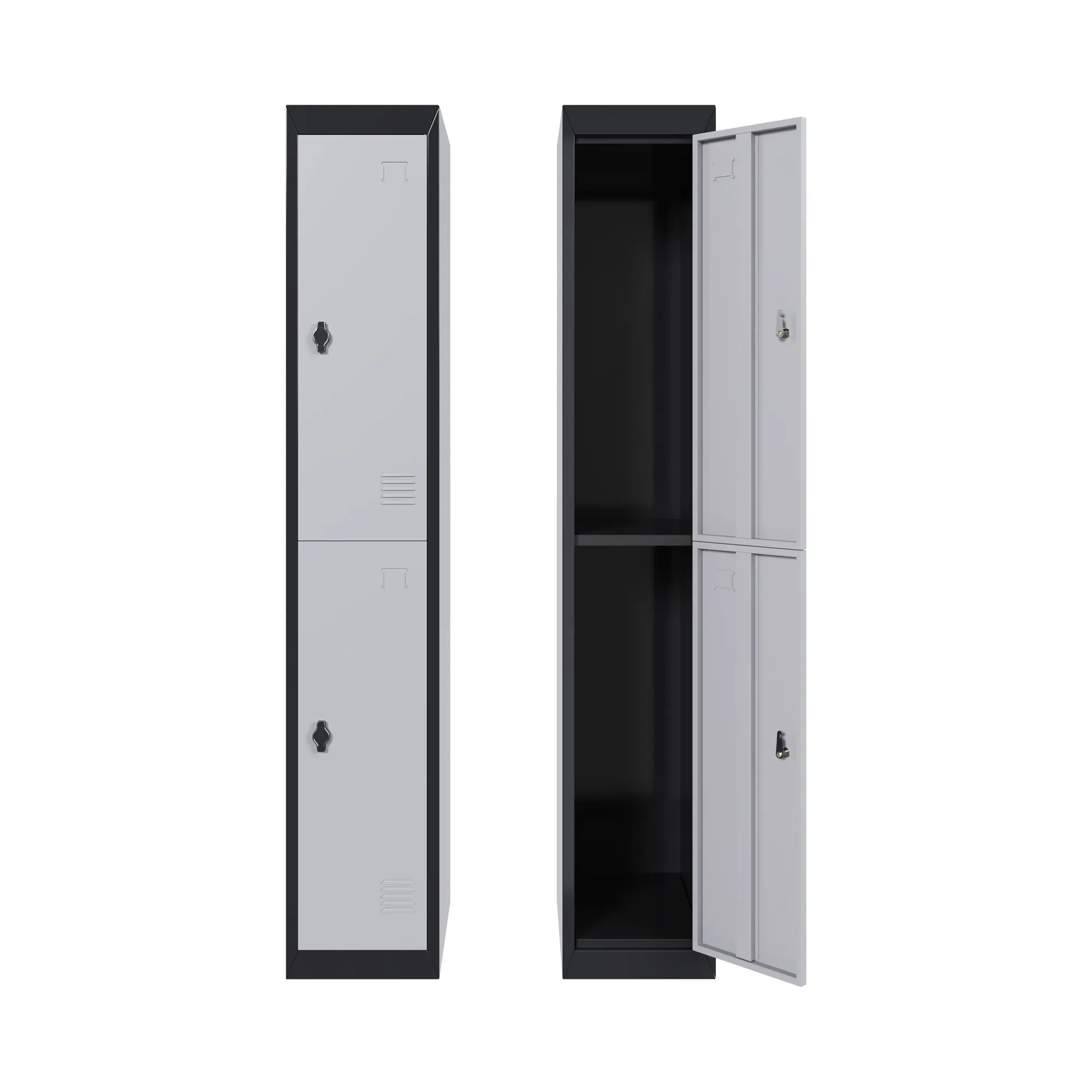 Garvee Upgraded Heavy-Duty Steel Storage Locker Cabinet, 71'' Tall, Lockable Design with Shelves and Hanging Rod, Ventilated & Rust-Proof, Space-Saving, for Office, School, Gym and Warehouse