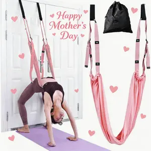 Yoga Door Swing - Yoga Strap, Backbend Training Stretching Rope with Door Anchor, Flexibility Trainer Stretching Equipment Assist Stretch Strap for Fitness Gymnastics Dance Aerial Yoga Ballet