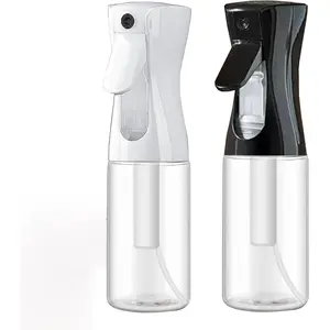 Continuous  Bottle for Hair-6.76OZ/200ML,Continuous Mister Empty  Bottles,Ultra Fine Mist Water Sprayer for Hairstyling, Cleaning, , Pets, Barbers, Salons(2PCS)