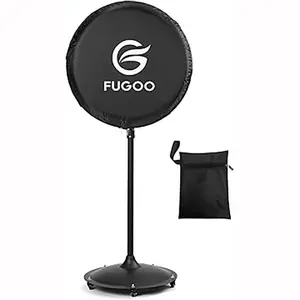 Heavy-Duty Waterproof 420D Fan Cover, Black Dustproof Protection for 60.96cm Pedestal & Wall Mount Outdoor Fans