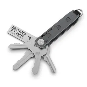 Titanium Keyport Pivot 2.0 Customizable EDC Key Organizer -Holds 1-8 Keys And Tool inserts-  Key Holders - Titanium Key Tool - Travel Essential