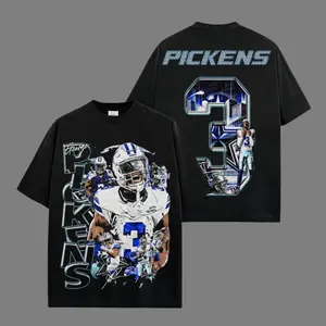 Game Day Outfit George Pickens 3 T-Shirt, The America's Team Shirt Fashion Cotton, Full Colors, Full Sizes, For Men, For Women