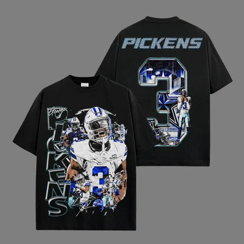 Game Day Outfit George Pickens 3 T-Shirt, The America's Team Shirt Fashion Cotton, Full Colors, Full Sizes, For Men, For Women