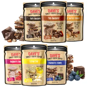 Tripartisan Toffee Bundles - Dave's Sweet Tooth - Three Pouches of Fresh Delicious Toffee