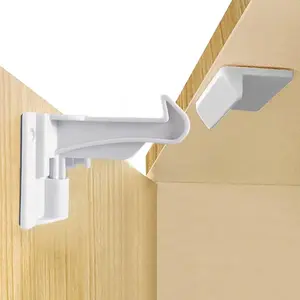 10 Pack Child Cabinet Locks Baby Proofing Safety Locks for Cabinets Drawers Appliances Easy Installation No Drilling Required Ideal for Toddlers and Babies (10P white)