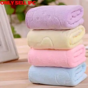 Cute Microfiber Towel Set, Colorful Square Hand & Bath Towels, Absorbent Bathroom Accessories, Home Decor Essentials, Fall Season Ready