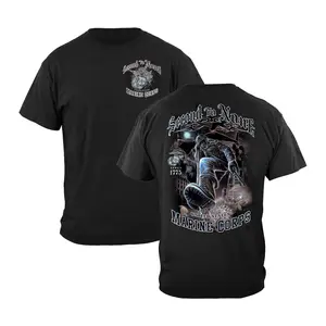 Second to None USMC T-Shirt – United States Marine Corps Street Style Tee – Patriotic Military Shirt for Men – Semper Fi Graphic Design