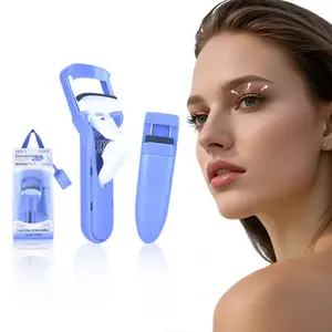 Portable Eyelash Curler, 2 Counts/set Cute Mini Eyelash Curler, Professional Travel Makeup Tool for Women & Girls, Cosmetic