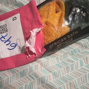 2 PCS Authentic African Exfoliating Net Bath Sponge