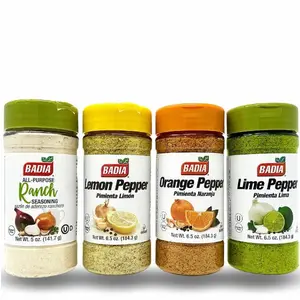 BADIA Wings Seasoning Bundle - Lemon & Lime Pepper Spicy Herb Blend, Rich-Flavor Seasoning for Wings