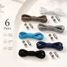 No-Tie Elastic Footwear Shoelaces - Quick, Easy Locking Fit Polyester Silk Shoelaces for Adults
