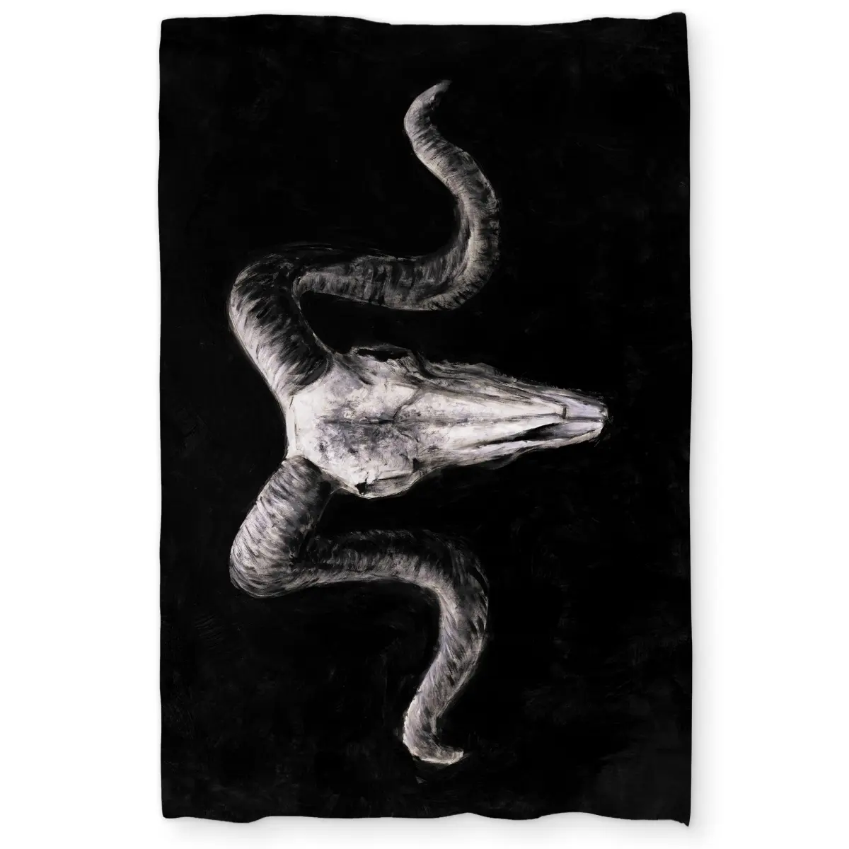 360 Stand Skull Print Duvet Cover - Twin Extra Long, Grunge Style, Breathable Fabric, Microfiber Face, Edgy Vibe Textile Bedding Linen for Animal-Themed Bedroom Decor, Graphic Duvet Covers, Themed Duvet Covers
