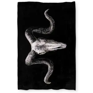360 Stand Skull Print Duvet Cover - Twin Extra Long, Grunge Style, Breathable Fabric, Microfiber Face, Edgy Vibe Textile Bedding Linen for Animal-Themed Bedroom Decor, Graphic Duvet Covers, Themed Duvet Covers