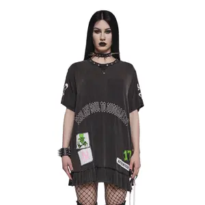 Send My Soul Washed Tee Dress