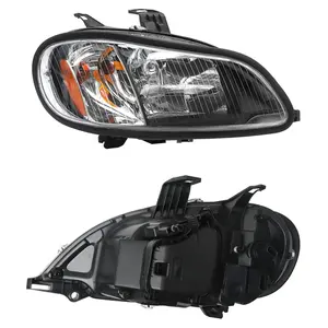 Headlight Assembly Compatible with 2004–2013 Freightliner M2 – Right Passenger Side – Black Housing