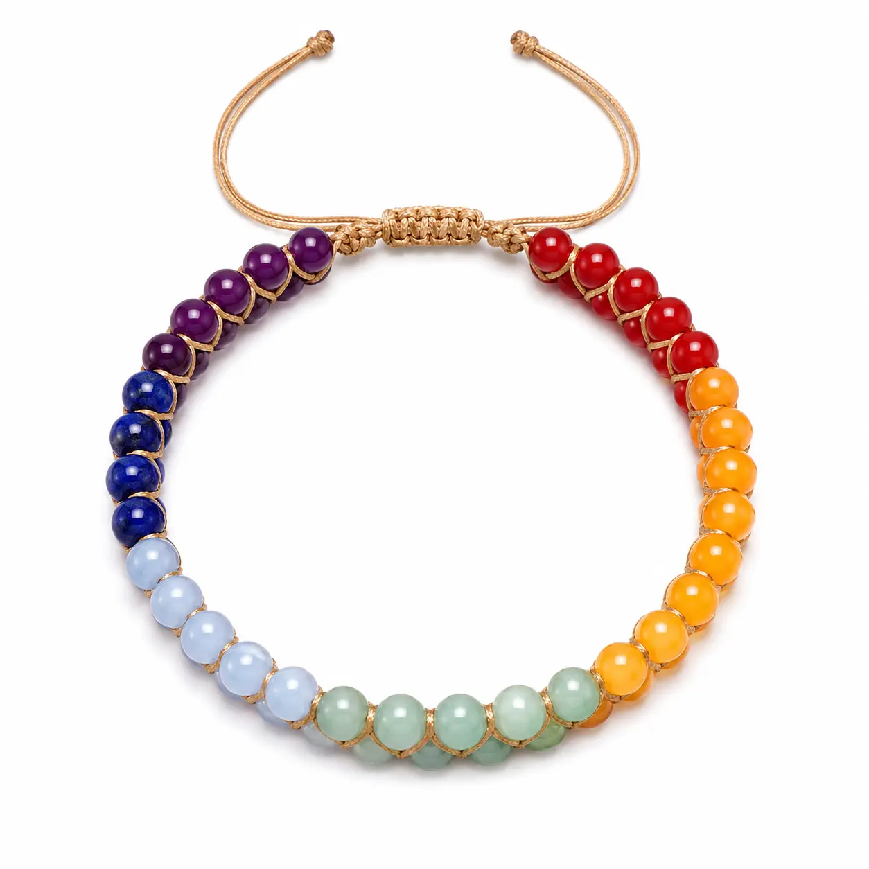 7 Chakra Bracelet & Anklet Set for Women Men, Handmade Boho Beaded Anklet Stack, Natural Healing Crystal Stone Yoga Meditation Jewelry, Adjustable Macrame Foot Jewelry, Reiki Energy Balance, TikTok Trending Beach Anklets Gift